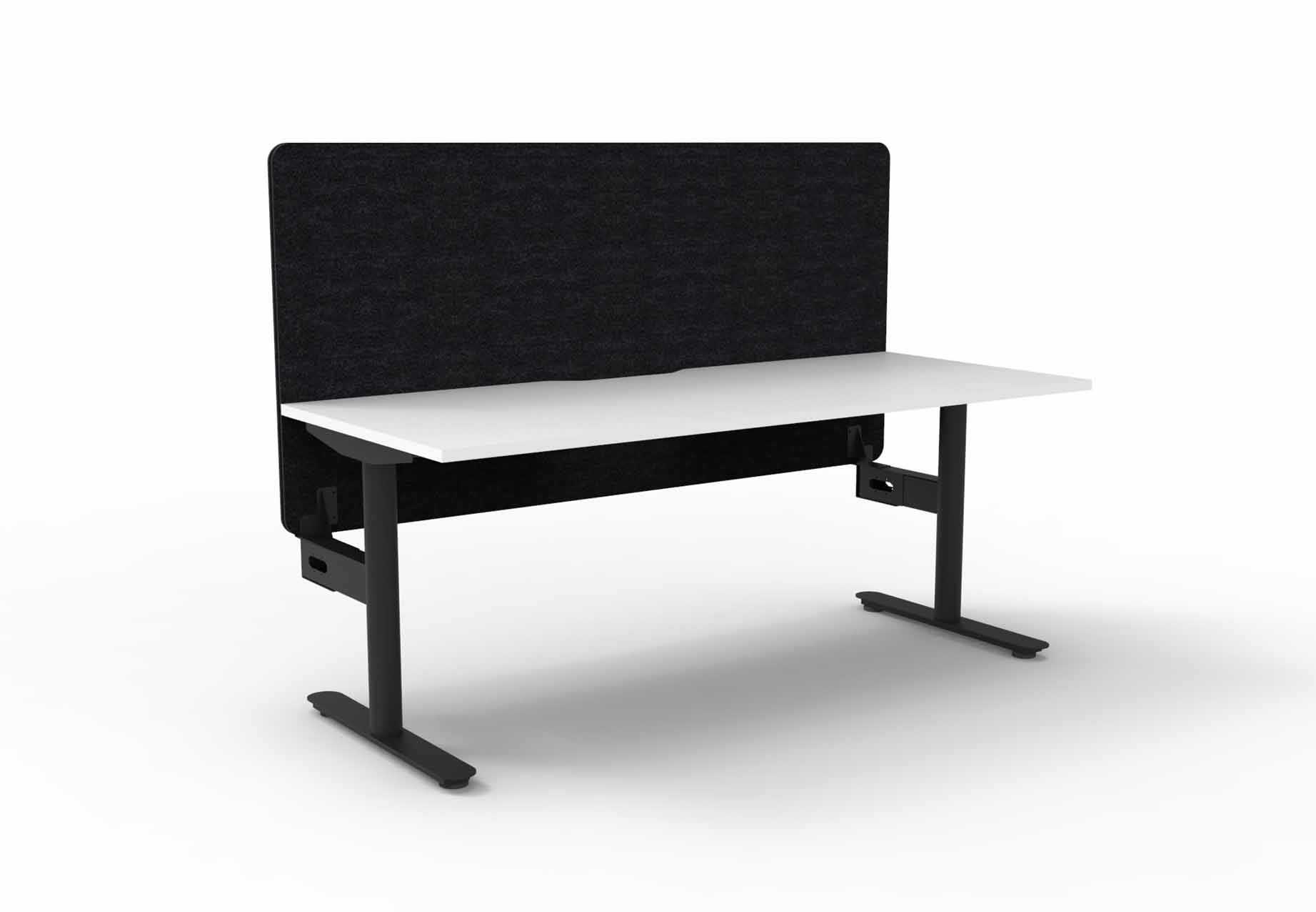 Halo Static Single Sided Workstation - with Eco Screen